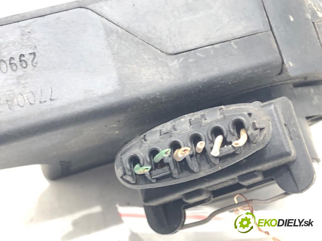 RENAULT SCÉNIC I nadwozie wielkoprzestrzenne (MPV) (JA0/1_, FA0_) 1999 - 2010    1.9 dCi (JA05, JA1F) 75 kW [102 KM] olej napędowy 1999 - 2003  Potenciometer plynu 7700431919 (Pedále)