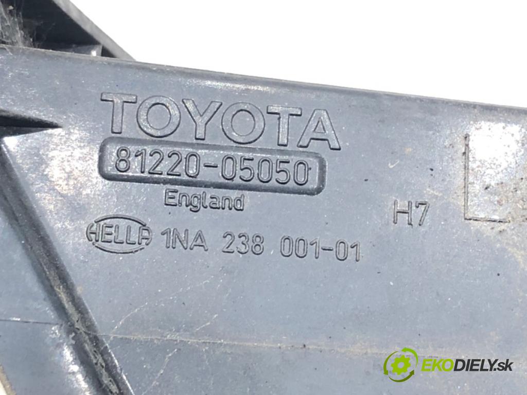 TOYOTA AVENSIS Kombi (_T22_) 1997 - 2003    2.0 D-4D (CDT220_) 81 kW [110 KM] olej napędowy 1999 - 2003  hmlové svetlo, hmlovka levý přední část 81220-05050