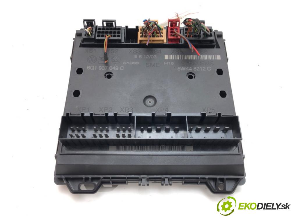 SKODA FABIA I (6Y2) 1999 - 2008    1.2 40 kW [54 KM] benzyna 2001 - 2007  Modul komfortu 6Q1937049C (Moduly komfortu)