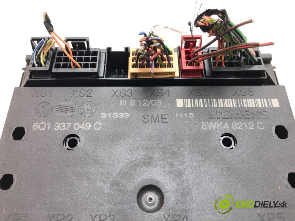 SKODA FABIA I (6Y2) 1999 - 2008    1.2 40 kW [54 KM] benzyna 2001 - 2007  Modul komfortu 6Q1937049C (Moduly komfortu)