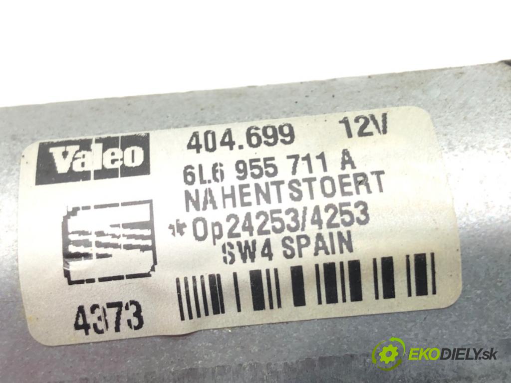 SEAT IBIZA III (6L1) 2002 - 2009    1.2 47 kW [64 KM] benzyna 2002 - 2006  motor stěračů zadní část 6L6955711A