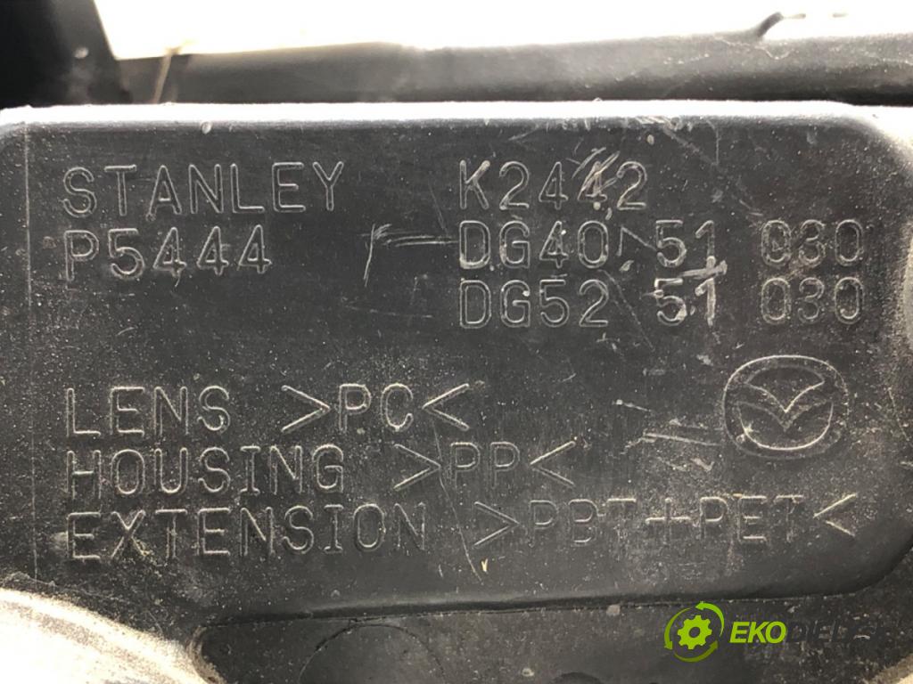 MAZDA 2 (DY) 2003 - 2007    1.4 CD 50 kW [68 KM] olej napędowy 2003 - 2007  Svetlomet pravy predný
