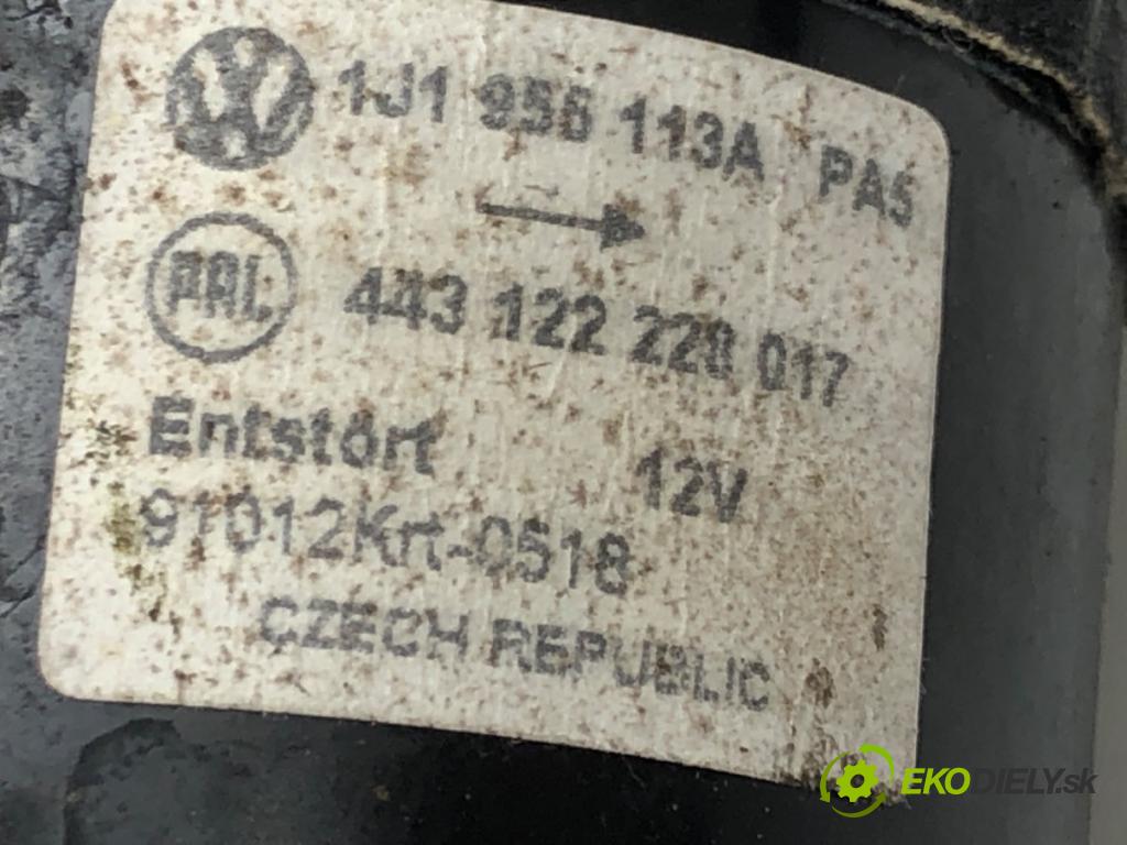 VW GOLF IV (1J1) 1997 - 2008    1.4 16V 55 kW [75 KM] benzyna 1997 - 2004  Mechanizmus stieračov predný  (Motorčeky stieračov predné)