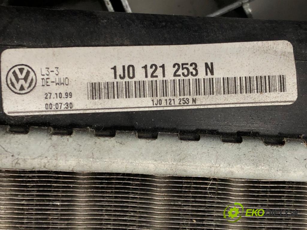 VW GOLF IV (1J1) 1997 - 2008    1.4 16V 55 kW [75 KM] benzyna 1997 - 2004  chladič vody 1J0121253N (Chladiče vody)