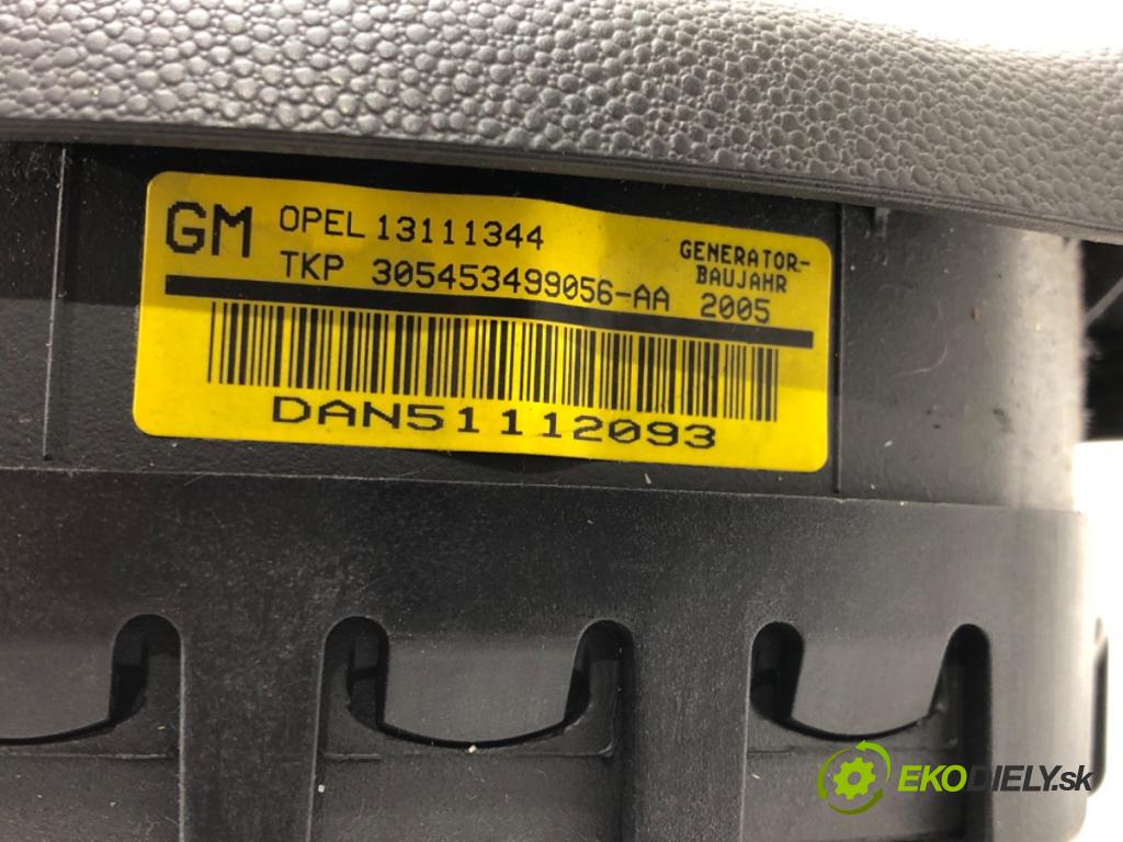 OPEL ASTRA H (A04) 2004 - 2014    1.7 CDTI (L48) 74 kW [100 KM] olej napędowy 2004 - 2010  AirBag volantu 13111344 (Airbagy)