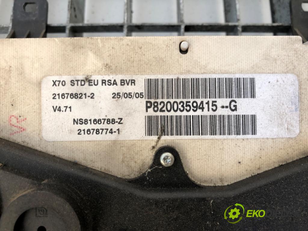 RENAULT MASTER II Autobus (JD) 1998 - 2022    2.5 dCi 120 84 kW [115 KM] olej napędowy 2001 - 2022  Prístrojovka P8200359415G (Prístrojové dosky, displeje)