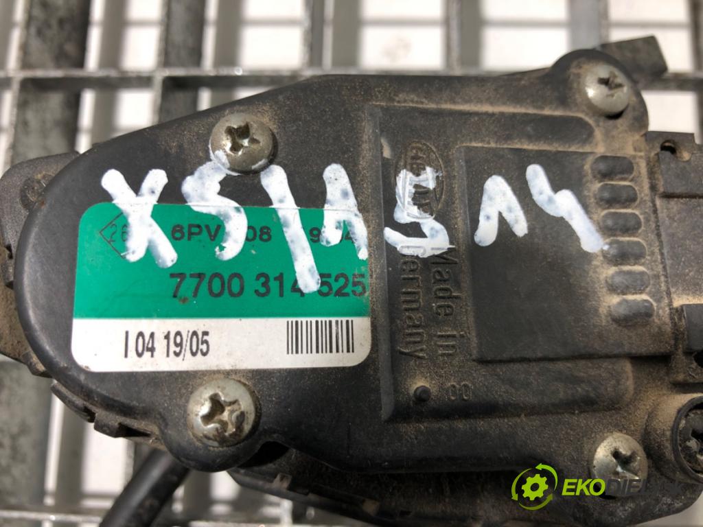 RENAULT MASTER II Autobus (JD) 1998 - 2022    2.5 dCi 120 84 kW [115 KM] olej napędowy 2001 - 2022  Potenciometer plynu 7700314525 (Pedále)