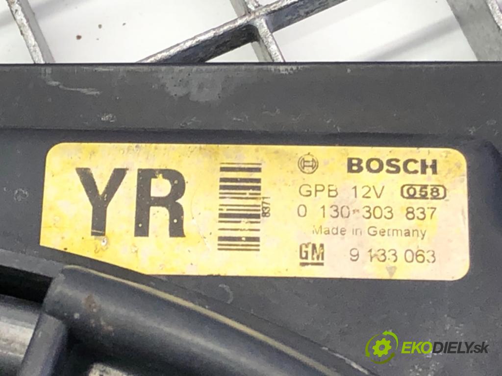 OPEL ASTRA G coupe (T98) 2000 - 2005    1.8 16V (F07) 85 kW [116 KM] benzyna 2000 - 2000  Ventilátor klimatizácie 0130303837 (Ventilátory chladičov klimatizácie)
