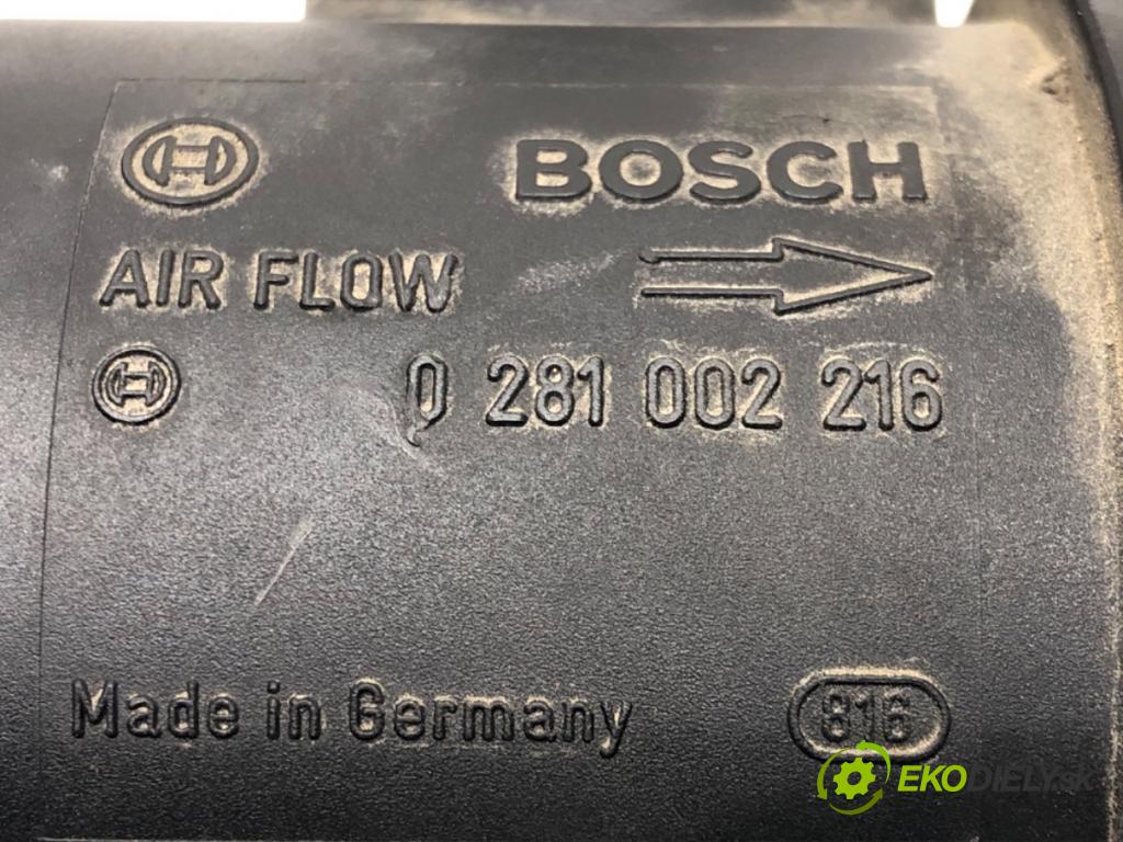VW PASSAT B5 (3B2) 1996 - 2001    1.9 TDI 66 kW [90 KM] olej napędowy 1996 - 2000  Váha vzduchu 0281002216 (Váhy vzduchu)