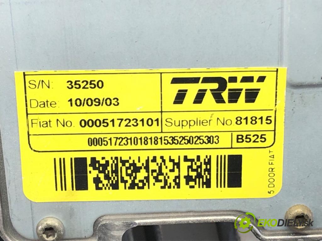 FIAT STILO (192_) 2001 - 2010    1.6 16V (192_XB1A) 76 kW [103 KM] benzyna 2001 - 2006  Pumpa servočerpadlo 00051723101 (Servočerpadlá, pumpy riadenia)
