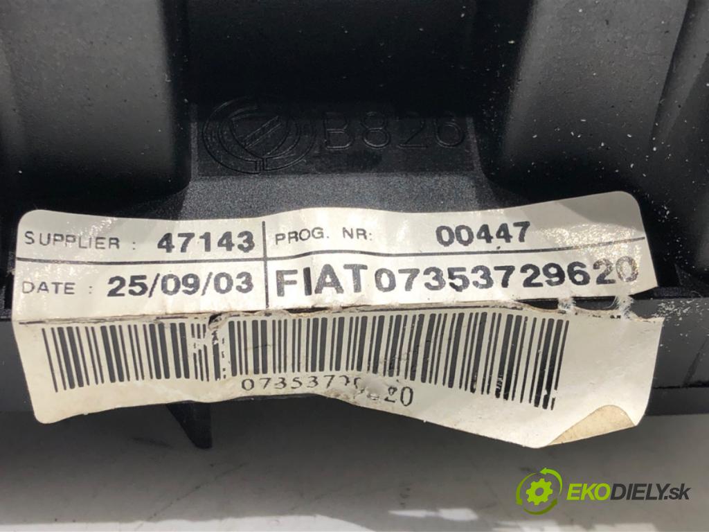 FIAT STILO (192_) 2001 - 2010    1.6 16V (192_XB1A) 76 kW [103 KM] benzyna 2001 - 2006  Prepínač kombinovaný 07353729620 (Prepínače, spínače, tlačidlá a ovládače kúrenia)