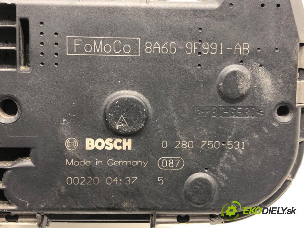 FORD FIESTA VI (CB1, CCN) 2008 - 2022    1.25 60 kW [82 KM] benzyna 2008 - 2017  Škrtiaca klapka 8A6G-9F991-AB (Škrtiace klapky)