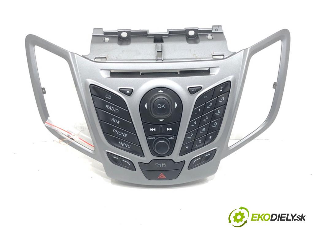 FORD FIESTA VI (CB1, CCN) 2008 - 2022    1.25 60 kW [82 KM] benzyna 2008 - 2017  Panel ovládania radia 8A6T18K811BE (Prepínače, spínače, tlačidlá a ovládače kúrenia)