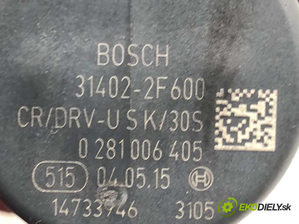 HYUNDAI i40 I Kombi Van (VF) 2011 - 2022    1.7 CRDI 85 kW [116 KM] olej napędowy 2015 - 2022  Snímač tlaku paliva 0281006405 (Snímače)