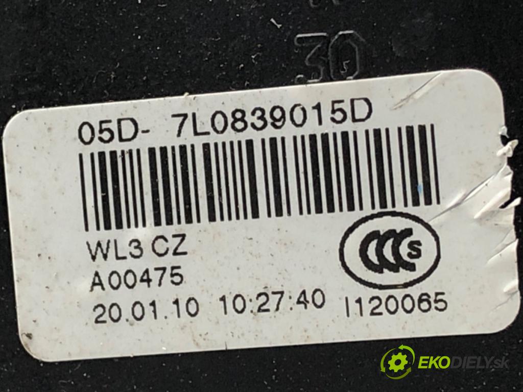SKODA OCTAVIA II Combi (1Z5) 2004 - 2013    1.6 TDI 77 kW [105 KM] olej napędowy 2009 - 2013  zámok dveře levý zadní část 7L0839015D