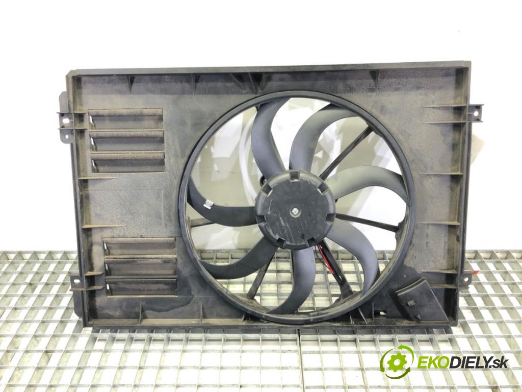 SKODA OCTAVIA II Combi (1Z5) 2004 - 2013    1.6 TDI 77 kW [105 KM] olej napędowy 2009 - 2013  Ventilátor chladiča 1K0121205AC (Ventilátory)