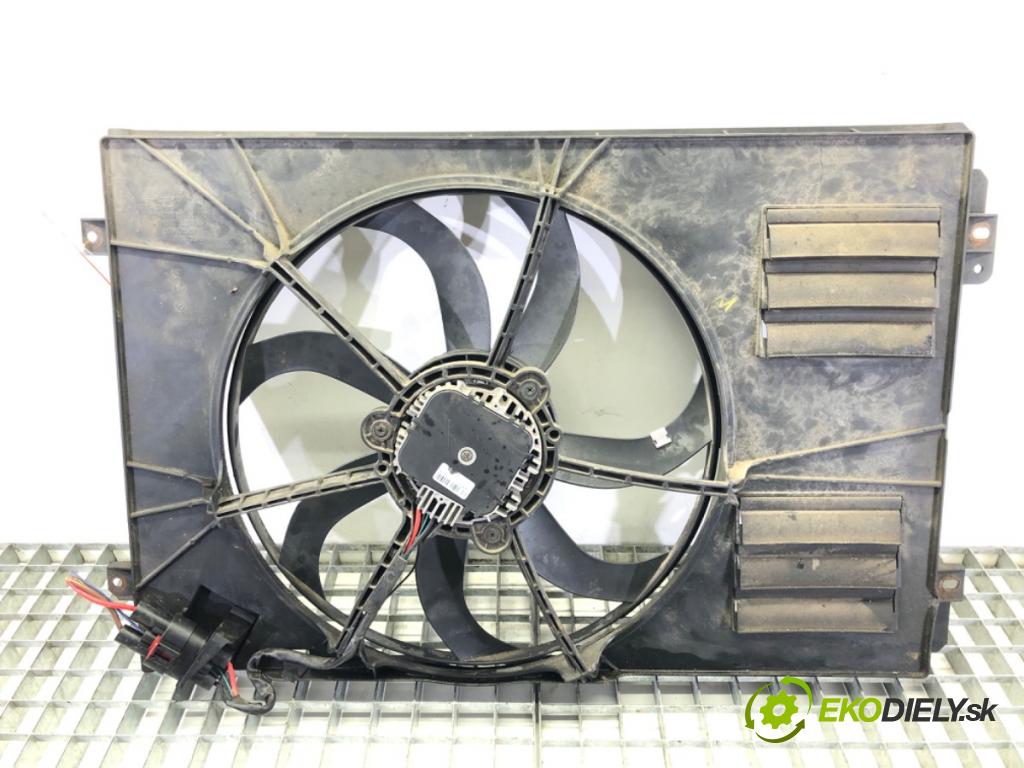 SKODA OCTAVIA II Combi (1Z5) 2004 - 2013    1.6 TDI 77 kW [105 KM] olej napędowy 2009 - 2013  Ventilátor chladiča 1K0121205AC (Ventilátory)