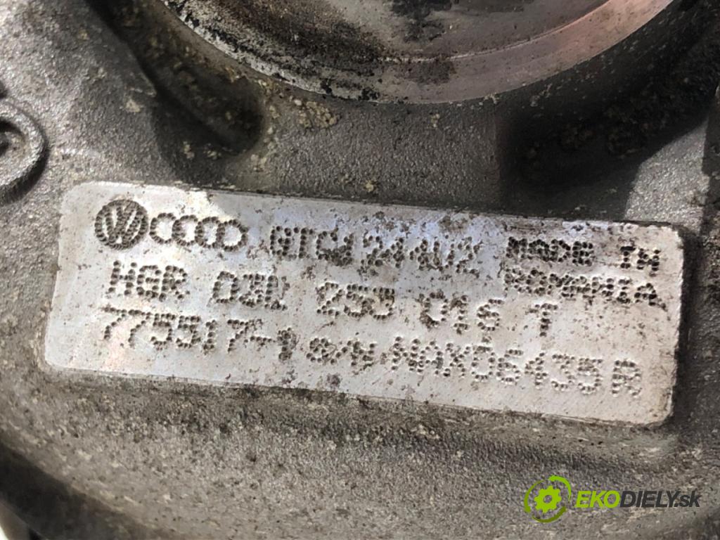 SKODA OCTAVIA II Combi (1Z5) 2004 - 2013    1.6 TDI 77 kW [105 KM] olej napędowy 2009 - 2013  turbo 03L253016T (Turbodúchadla (kompletní))