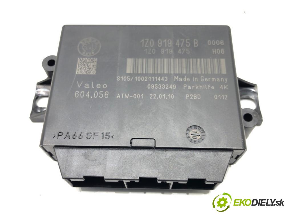 SKODA OCTAVIA II Combi (1Z5) 2004 - 2013    1.6 TDI 77 kW [105 KM] olej napędowy 2009 - 2013  Modul PDC 1Z0919475B (Ostatné)