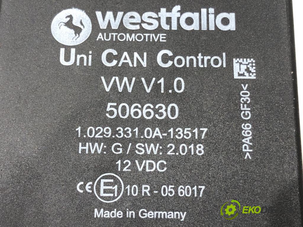SKODA OCTAVIA II Combi (1Z5) 2004 - 2013    1.6 TDI 77 kW [105 KM] olej napędowy 2009 - 2013  Modul ťažného oka 506630 (Ostatné)