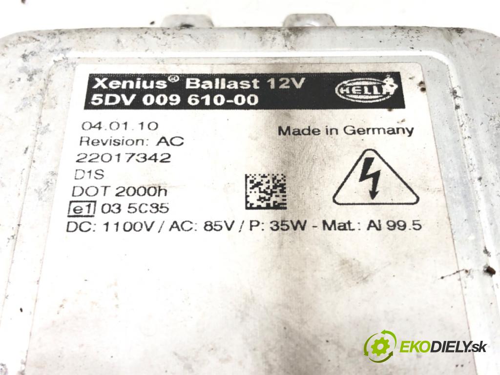 SKODA OCTAVIA II Combi (1Z5) 2004 - 2013    1.6 TDI 77 kW [105 KM] olej napędowy 2009 - 2013  Menič XENON 5DV009610-00 (Riadiace jednotky xenónu)