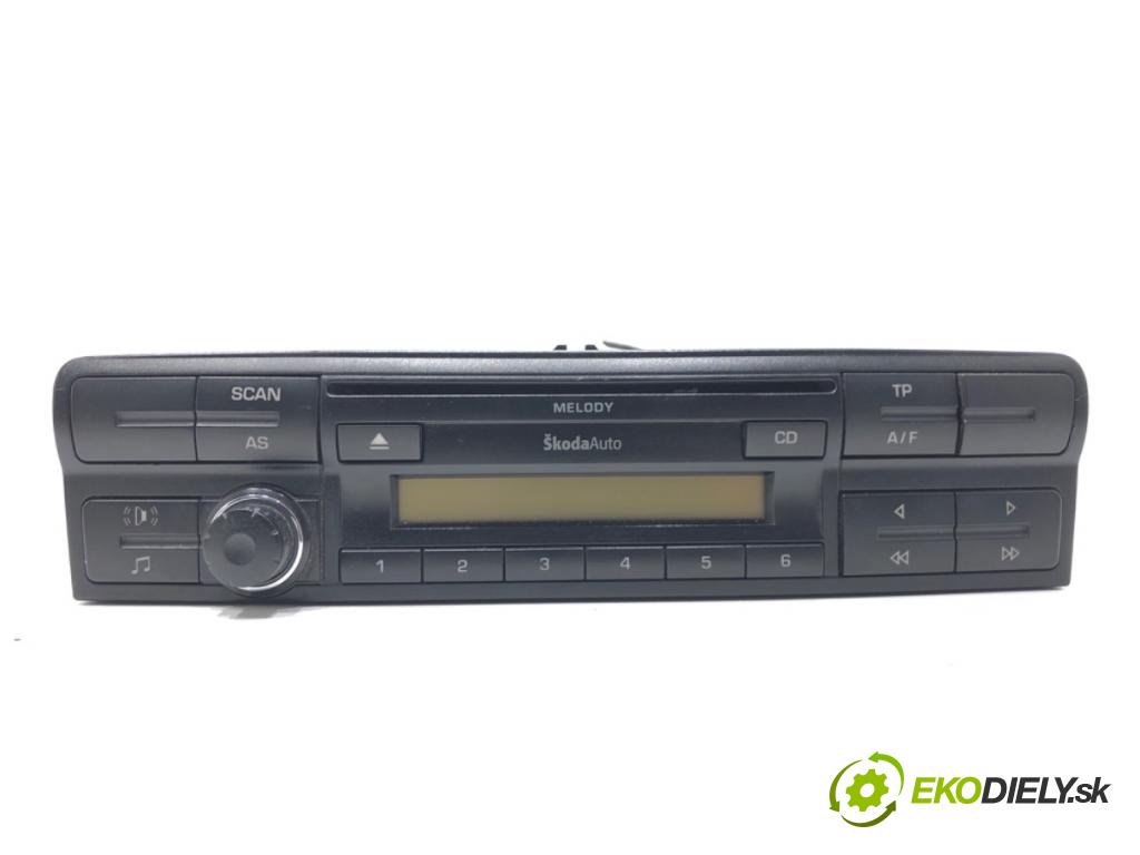 SKODA OCTAVIA II Combi (1Z5) 2004 - 2013    1.6 75 kW [102 KM] benzyna 2004 - 2013  RADIO 1Z0035152D (Audio zariadenia)