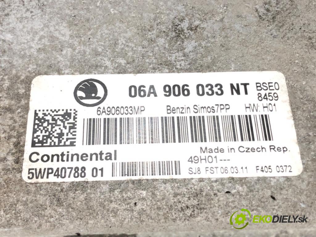 SKODA OCTAVIA II Combi (1Z5) 2004 - 2013    1.6 75 kW [102 KM] benzyna 2004 - 2013  riadiaca jednotka Motor 06A906033NT (Riadiace jednotky)