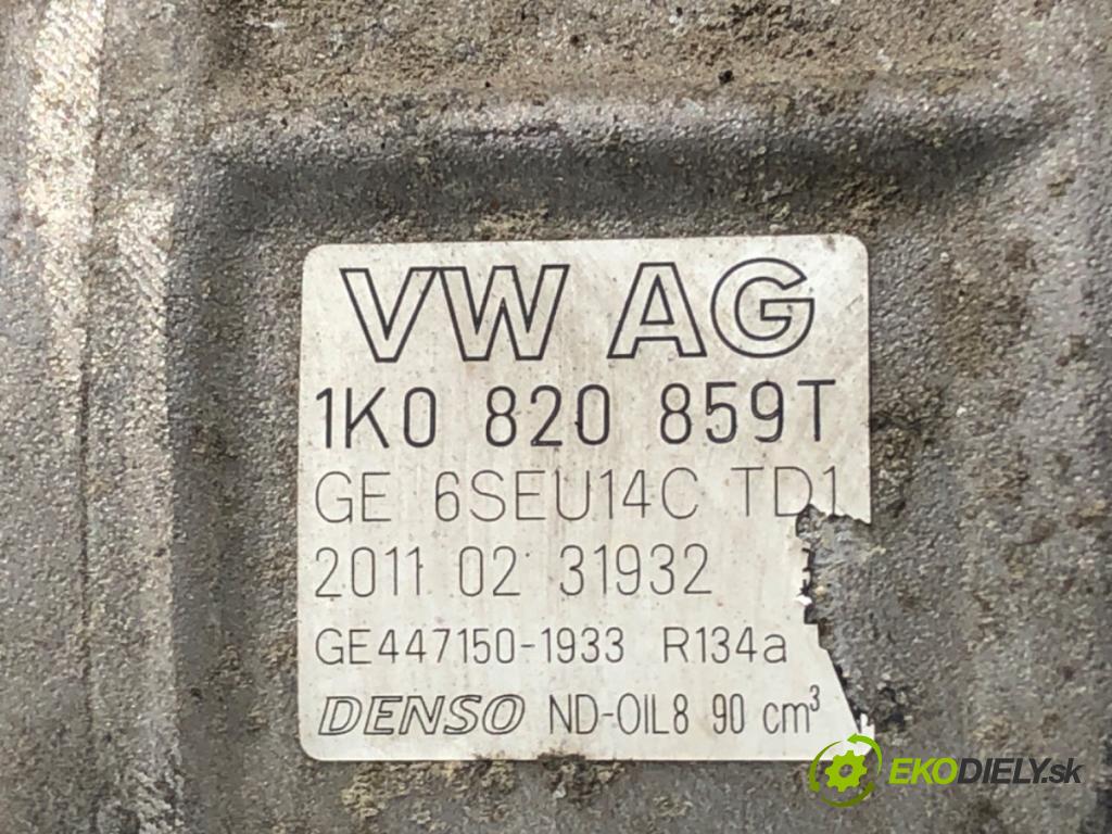 SKODA OCTAVIA II Combi (1Z5) 2004 - 2013    1.6 75 kW [102 KM] benzyna 2004 - 2013  kompresor klimatizace 1K0820859T (Kompresory)