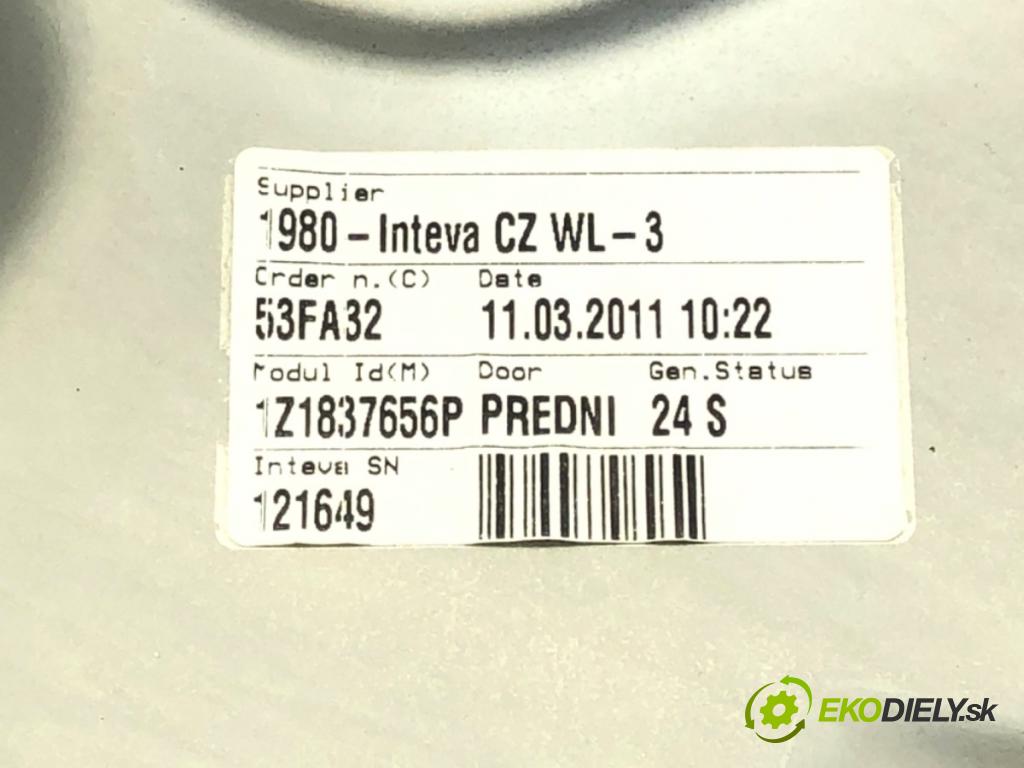 SKODA OCTAVIA II Combi (1Z5) 2004 - 2013    1.6 75 kW [102 KM] benzyna 2004 - 2013  mechanismus okna pravý přední část 5K0959792