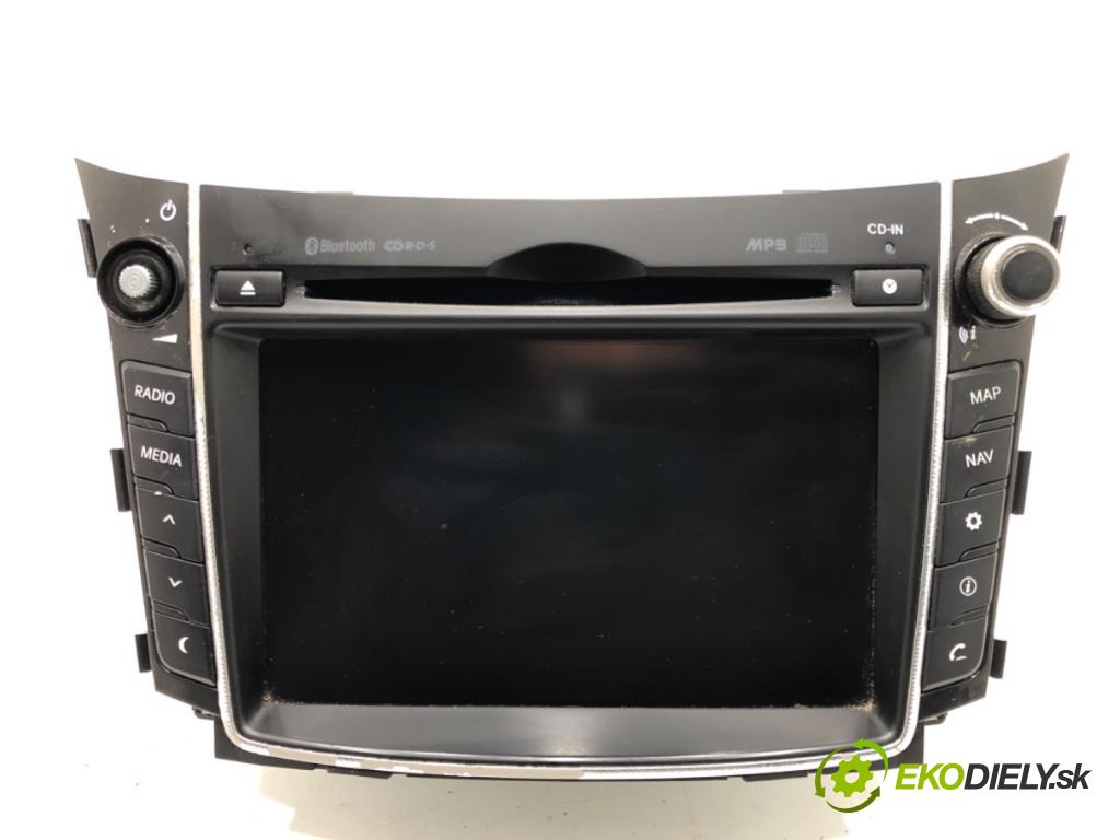 HYUNDAI i30 Kombi Van (GDE, GD) 2012 - 2022    1.6 GDI 99 kW [135 KM] benzyna 2015 - 2022  RADIO 96560-A6100 (Audio zariadenia)