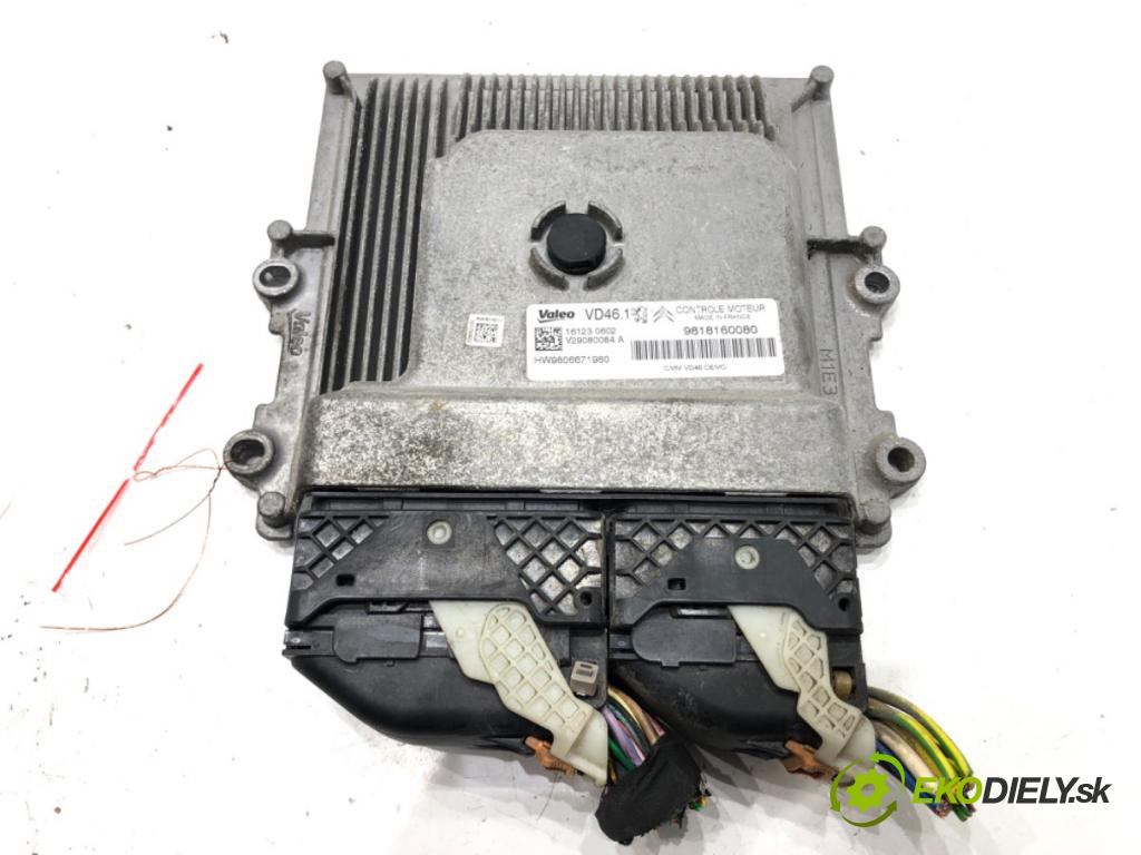CITROEN C3 PICASSO (SH_) 2009 - 2022    1.2 THP 110 81 kW [110 KM] benzyna 2015 - 2022  riadiaca jednotka Motor 9818160080 (Riadiace jednotky)