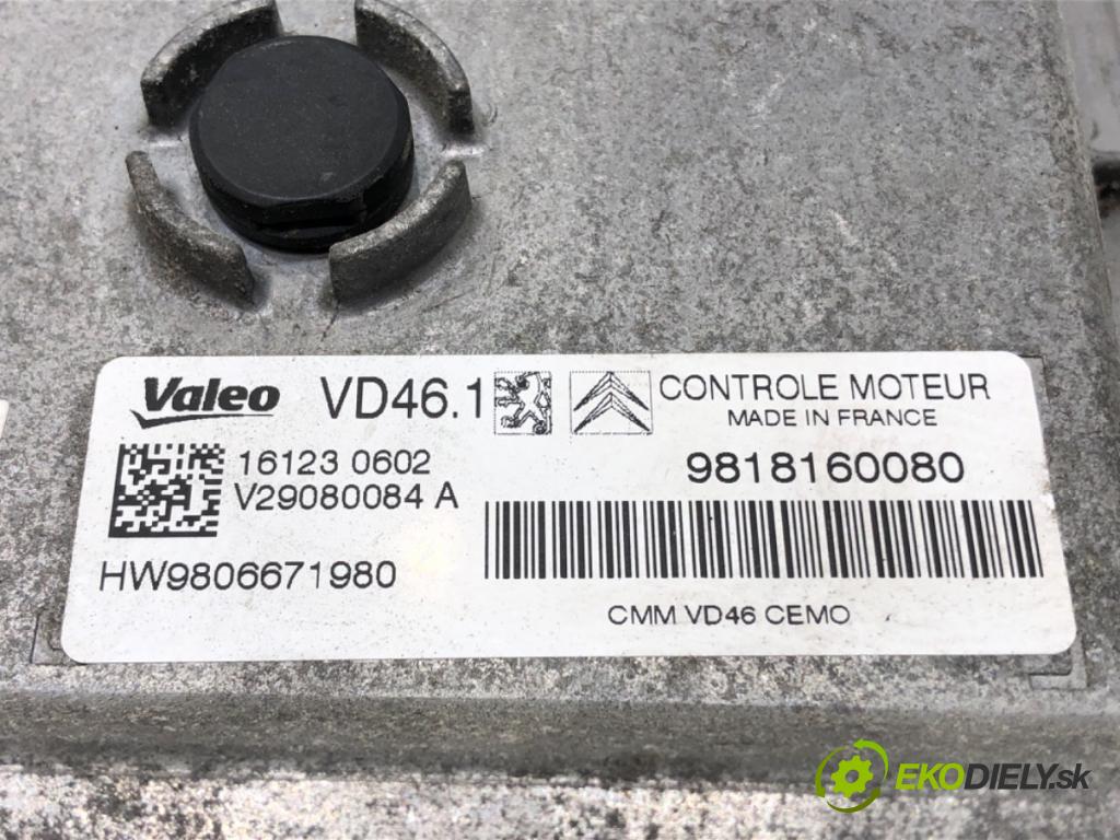 CITROEN C3 PICASSO (SH_) 2009 - 2022    1.2 THP 110 81 kW [110 KM] benzyna 2015 - 2022  riadiaca jednotka Motor 9818160080 (Riadiace jednotky)