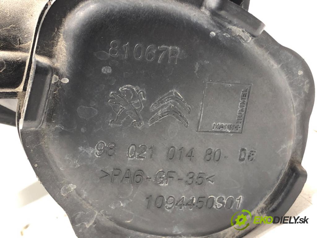 CITROEN C3 PICASSO (SH_) 2009 - 2022    1.2 THP 110 81 kW [110 KM] benzyna 2015 - 2022  Potrubie sacie, sanie 9802101480 (Sacie potrubia)