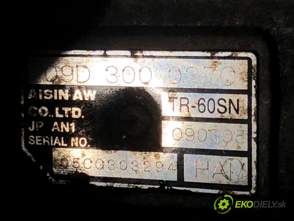VW TOUAREG (7LA, 7L6, 7L7) 2002 - 2013    3.2 V6 177 kW [241 KM] benzyna 2004 - 2006  Prevodovka reduktor HAM