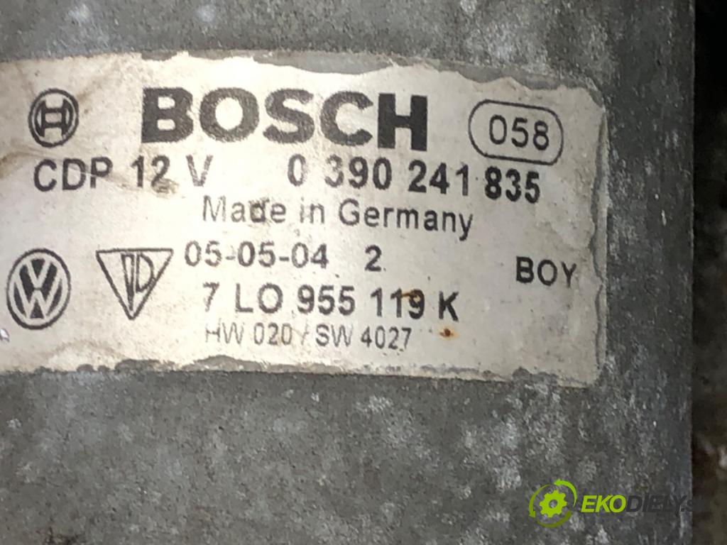 VW TOUAREG (7LA, 7L6, 7L7) 2002 - 2013    3.2 V6 177 kW [241 KM] benzyna 2004 - 2006  Mechanizmus stieračov predný 7L0955601C (Motorčeky stieračov predné)