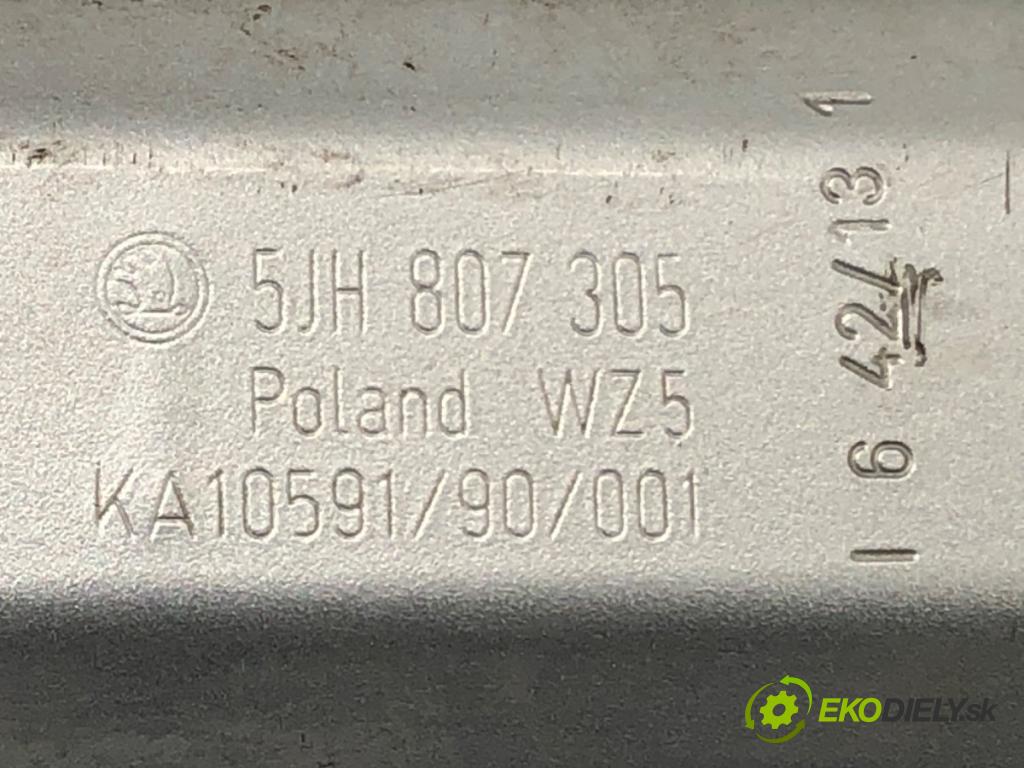 SKODA RAPID (NH3, NK3, NK6) 2012 - 2022    1.6 TDI 66 kW [90 KM] olej napędowy 2013 - 2015  výztuha nárazníka zadní část 5JH807305 (Výztuhy zadní)