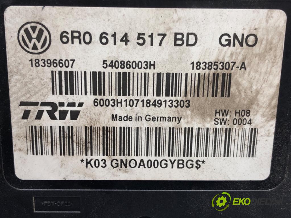 SKODA RAPID (NH3, NK3, NK6) 2012 - 2022    1.6 TDI 66 kW [90 KM] olej napędowy 2013 - 2015  Pumpa ABS 6R0614517BD (Pumpy ABS)