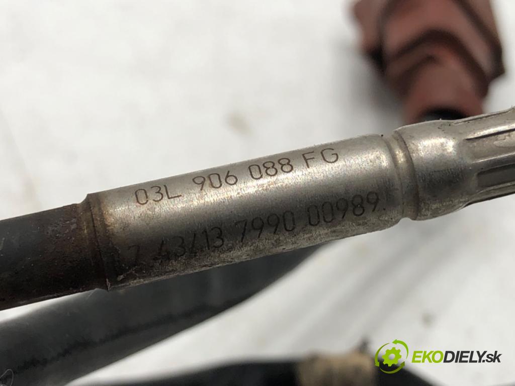 SKODA RAPID (NH3, NK3, NK6) 2012 - 2022    1.6 TDI 66 kW [90 KM] olej napędowy 2013 - 2015  Snímač teploty spalín 03L906088FG (Snímače)
