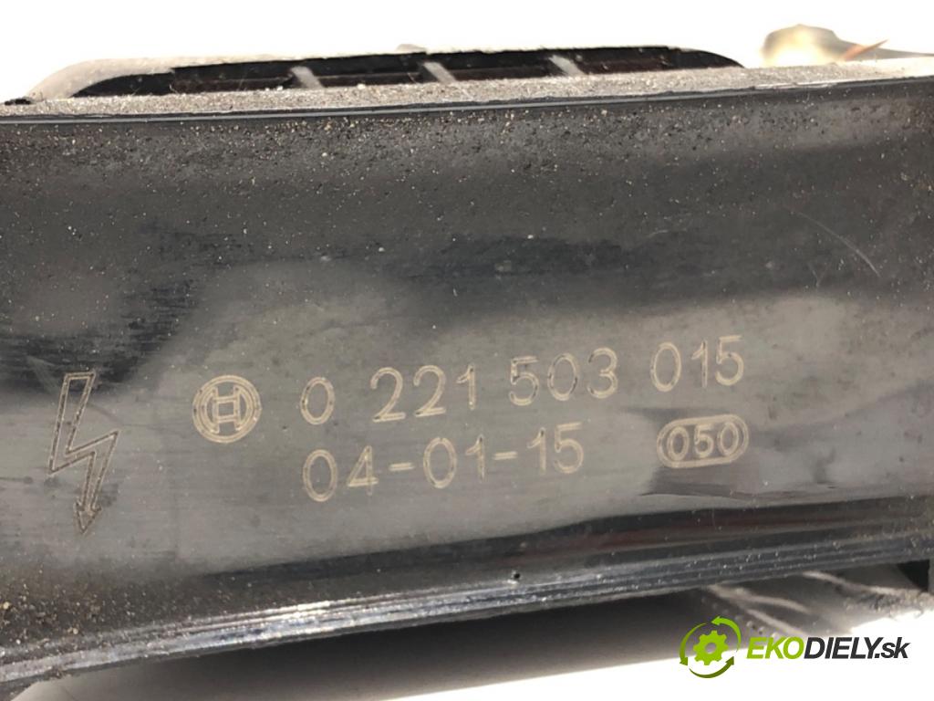 OPEL CORSA C (X01) 2000 - 2009    1.2 (F08, F68) 55 kW [75 KM] benzyna 2000 - 2009  Cievka zapaľovacia 0221503015 (Zapaľovacie cievky, moduly)