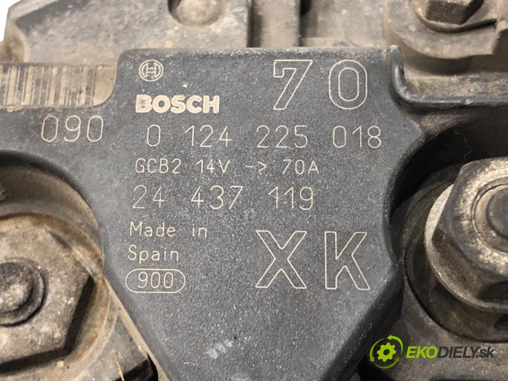 OPEL CORSA C (X01) 2000 - 2009    1.2 (F08, F68) 55 kW [75 KM] benzyna 2000 - 2009  Alternátor 24437119 (Alternátory)