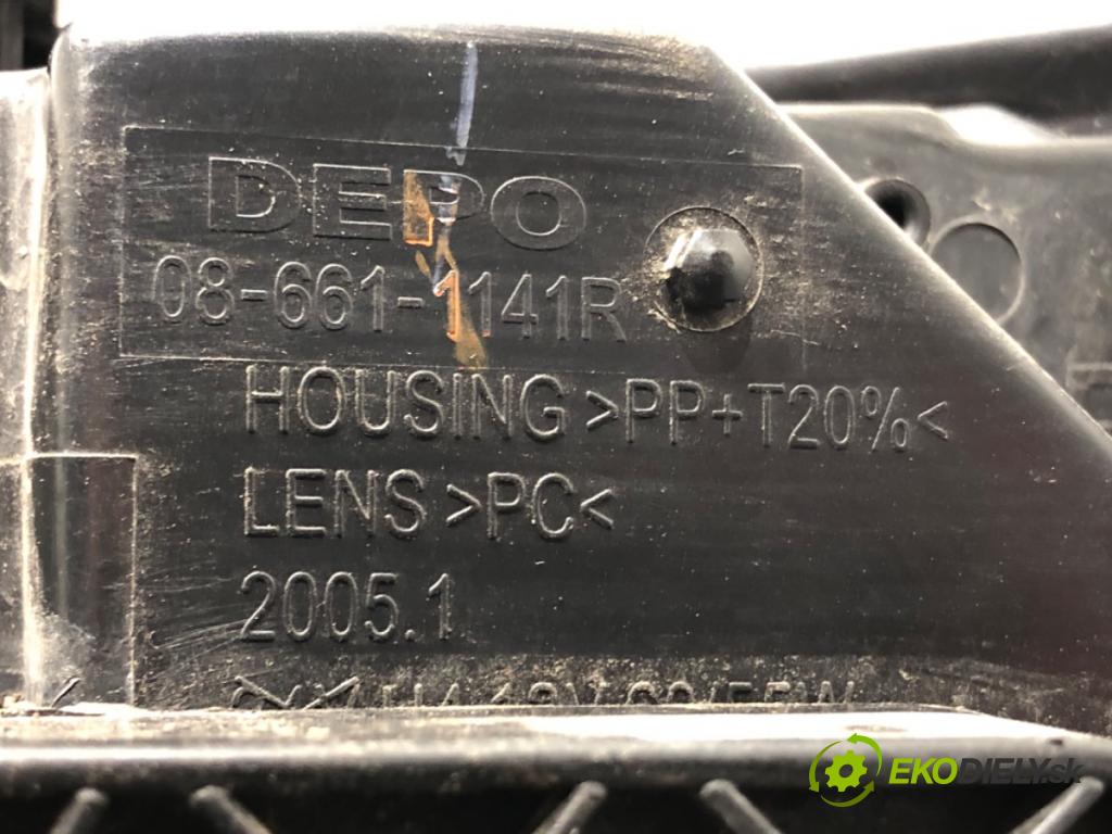 FIAT PANDA (169_) 2003 - 2022    1.1 (169.AXA1A) 40 kW [54 KM] benzyna 2003 - 2022  Svetlomet pravy predný