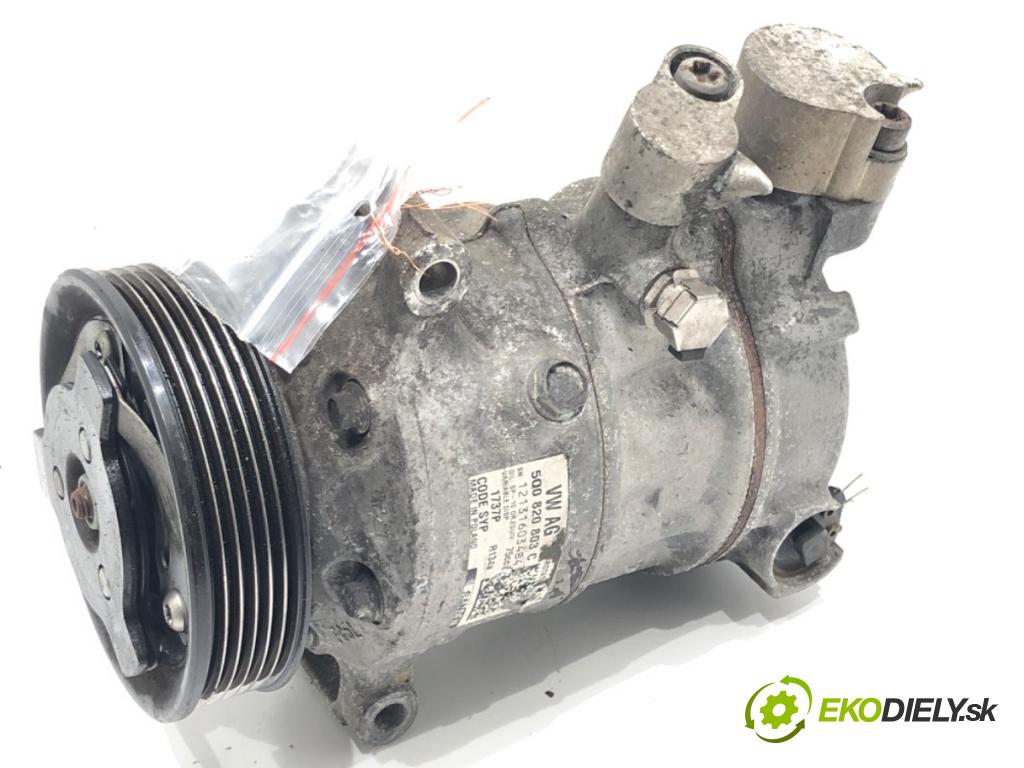 VW TOURAN (1T1, 1T2) 2003 - 2010    2.0 TDI 103 kW [140 KM] olej napędowy 2005 - 2010  kompresor klimatizace 5Q0820803C (Kompresory)