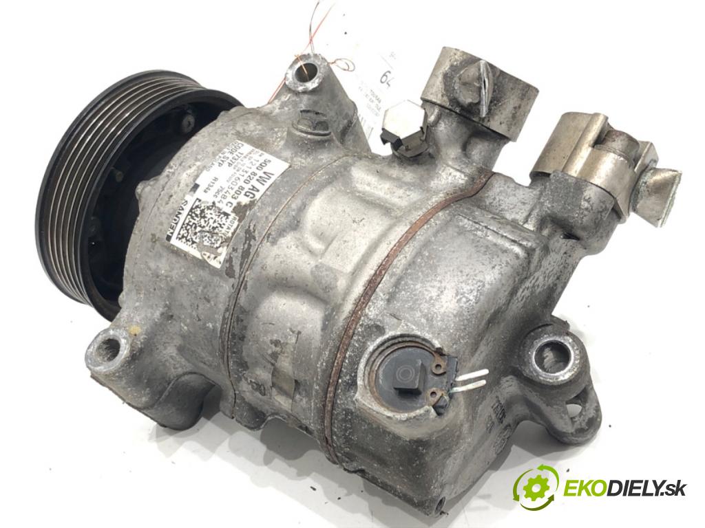 VW TOURAN (1T1, 1T2) 2003 - 2010    2.0 TDI 103 kW [140 KM] olej napędowy 2005 - 2010  kompresor klimatizace 5Q0820803C (Kompresory)