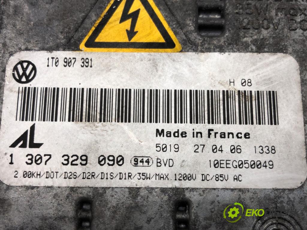 VW TOURAN (1T1, 1T2) 2003 - 2010    2.0 TDI 103 kW [140 KM] olej napędowy 2005 - 2010  Menič XENON 1T0907391 (Riadiace jednotky xenónu)