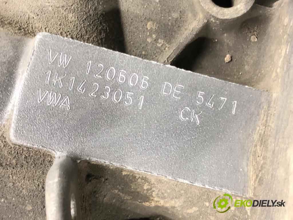 VW TOURAN (1T1, 1T2) 2003 - 2010    2.0 TDI 103 kW [140 KM] olej napędowy 2005 - 2010  riadenie 1K1423051CK (Riadenia)