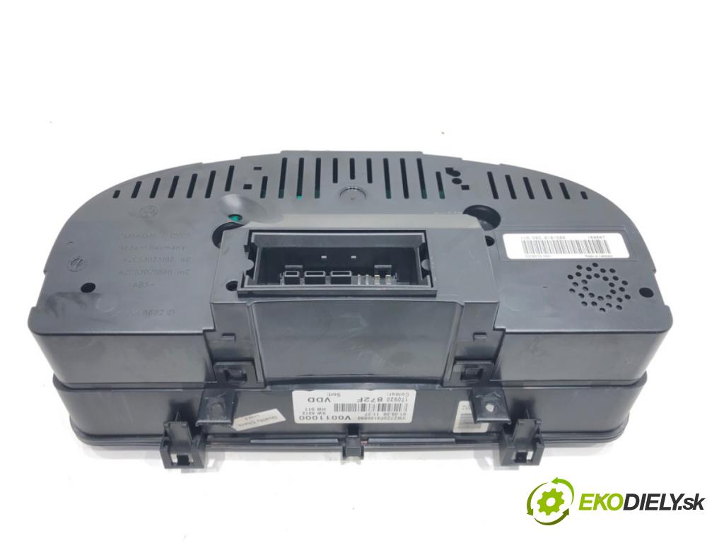 VW TOURAN (1T1, 1T2) 2003 - 2010    2.0 TDI 103 kW [140 KM] olej napędowy 2005 - 2010  Prístrojovka 1T0920872F (Prístrojové dosky, displeje)