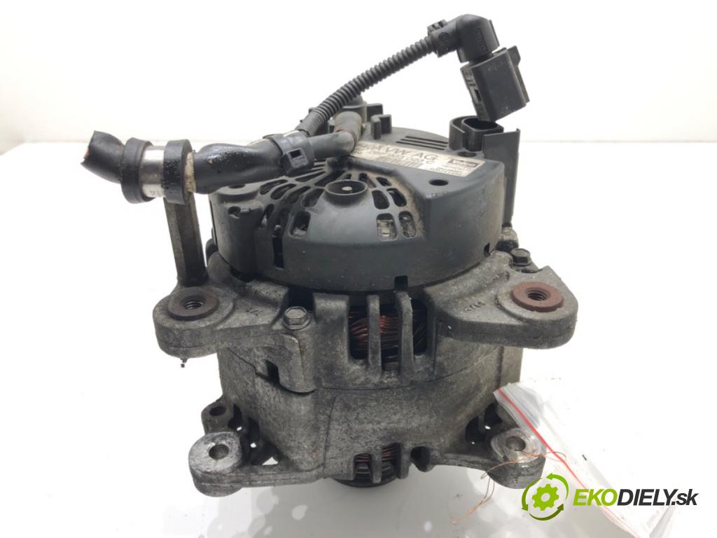VW TOURAN (1T1, 1T2) 2003 - 2010    2.0 TDI 103 kW [140 KM] olej napędowy 2005 - 2010  Alternátor 06F903023C (Alternátory)