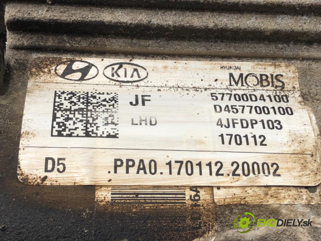 KIA OPTIMA (JF) 2015 - 2022    1.7 CRDi 104 kW [141 KM] olej napędowy 2015 - 2022  Pumpa servočerpadlo 57700D4100 (Servočerpadlá, pumpy riadenia)