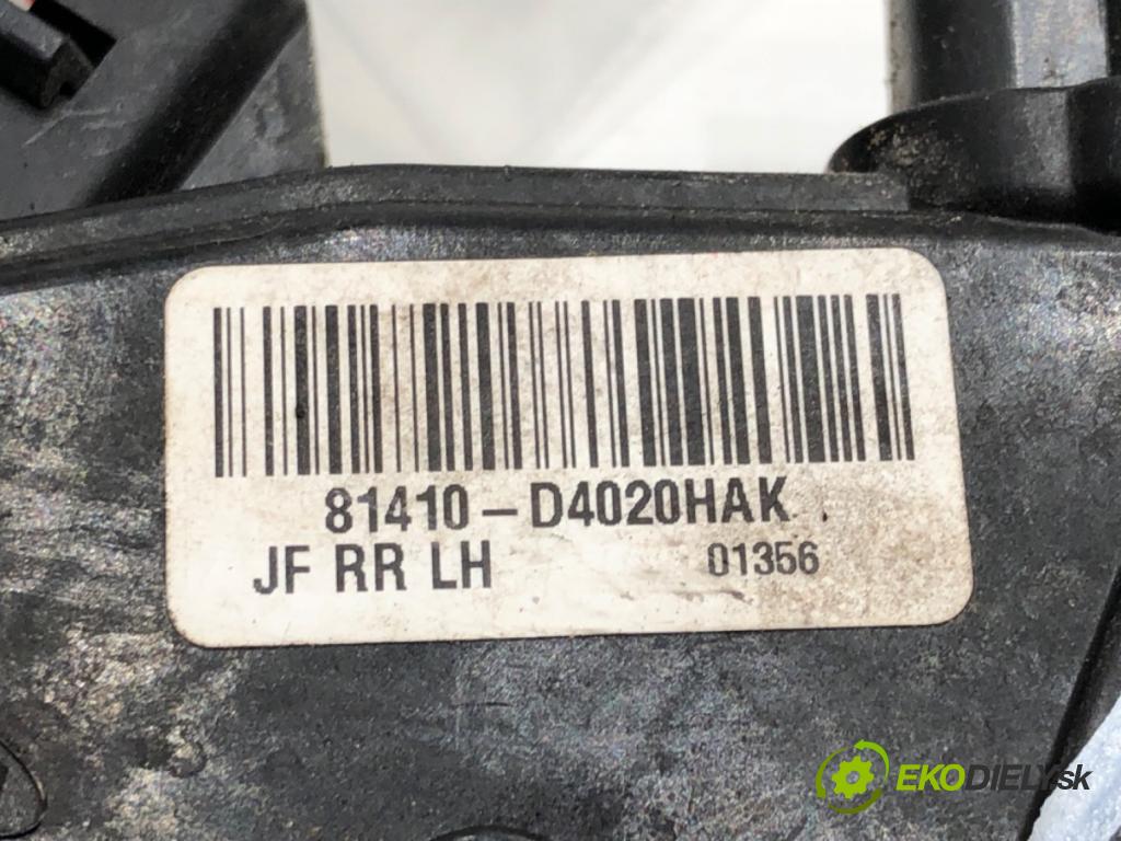 KIA OPTIMA (JF) 2015 - 2022    1.7 CRDi 104 kW [141 KM] olej napędowy 2015 - 2022  zámok dveře levý zadní část 81410-D4020