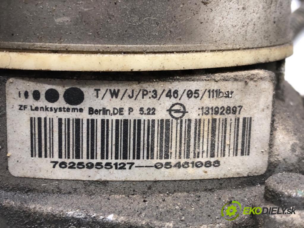 OPEL ZAFIRA B Nadwozie pełne/minivan (A05) 2005 - 2015    1.9 CDTI VAN (M75) 88 kW [120 KM] olej napędowy 2005 - 2015  Pumpa servočerpadlo 13192897 (Servočerpadlá, pumpy riadenia)